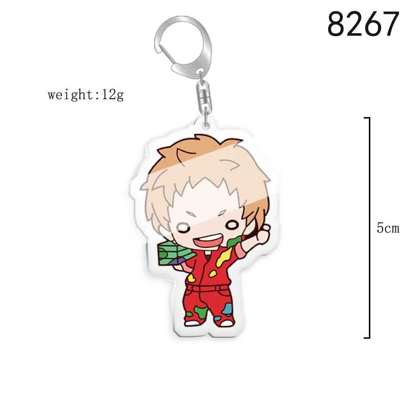 Anime Haikyuu!! Cosplay Backpack Decoration Pendant Cute Acrylic Accessory Xmas Birthday Gift Small Cartoon Student Keychain