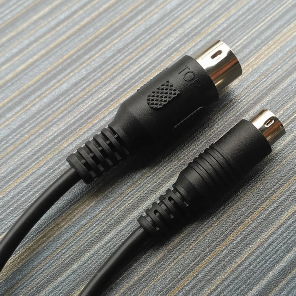 10 قطعة نسخة ثنائية القناة سلك كابل الصوت والفيديو AV لـ Sega MD1 MD2 لـ PCE لوحدة تحكم ألعاب NEOGEO