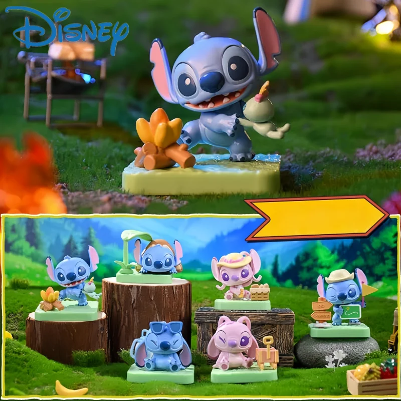 

Genuine Disney Stitch City Escape Plan Series Blind Box Hello Stitch Series Kawaii Figures Ornament Birthday Gift For Kids Toy
