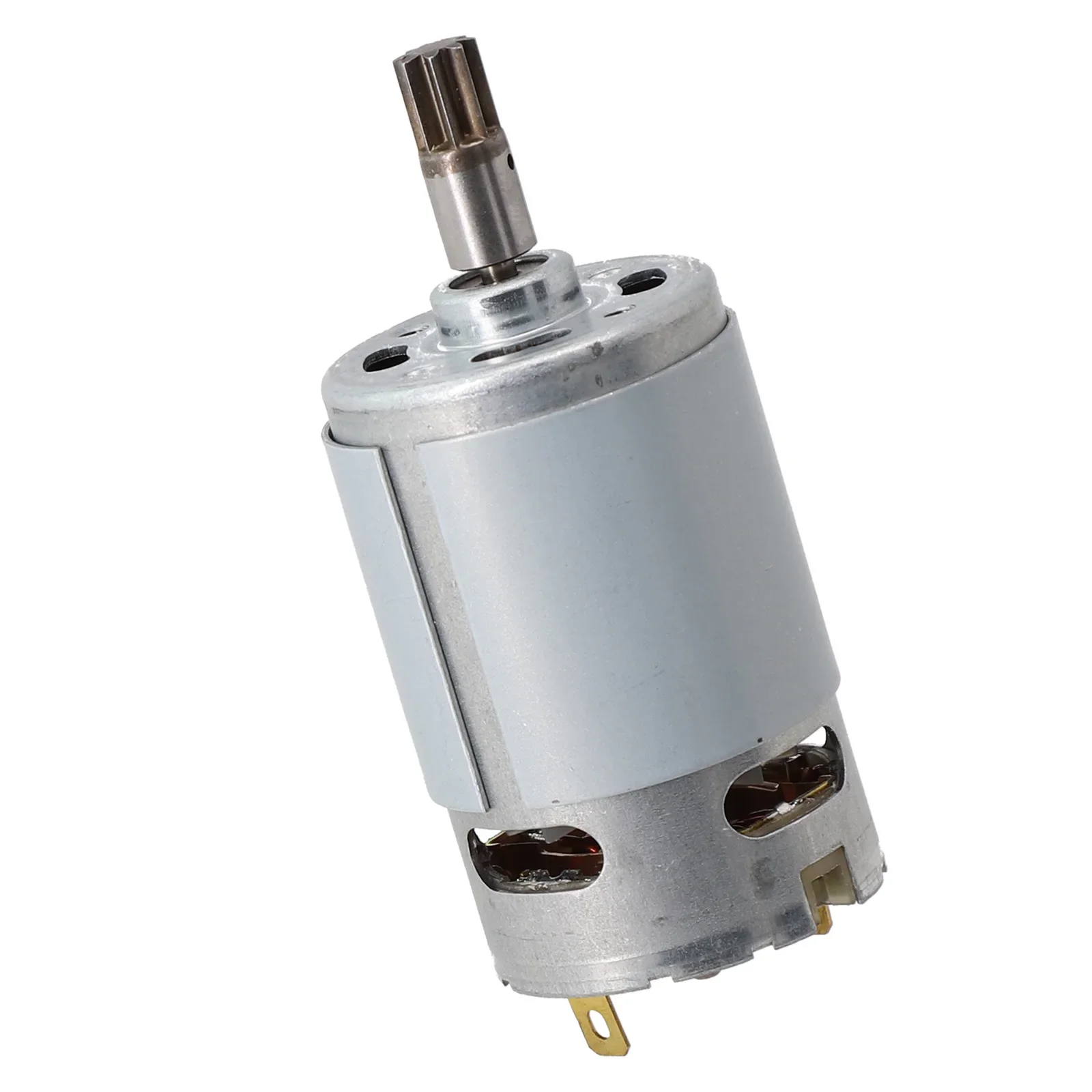 Long lasting 18V 8 Teeth Motor RS550VD6532 H3, High Reliability, Silver color, Suitable for WORX WX390, WU390 9, WX390 31