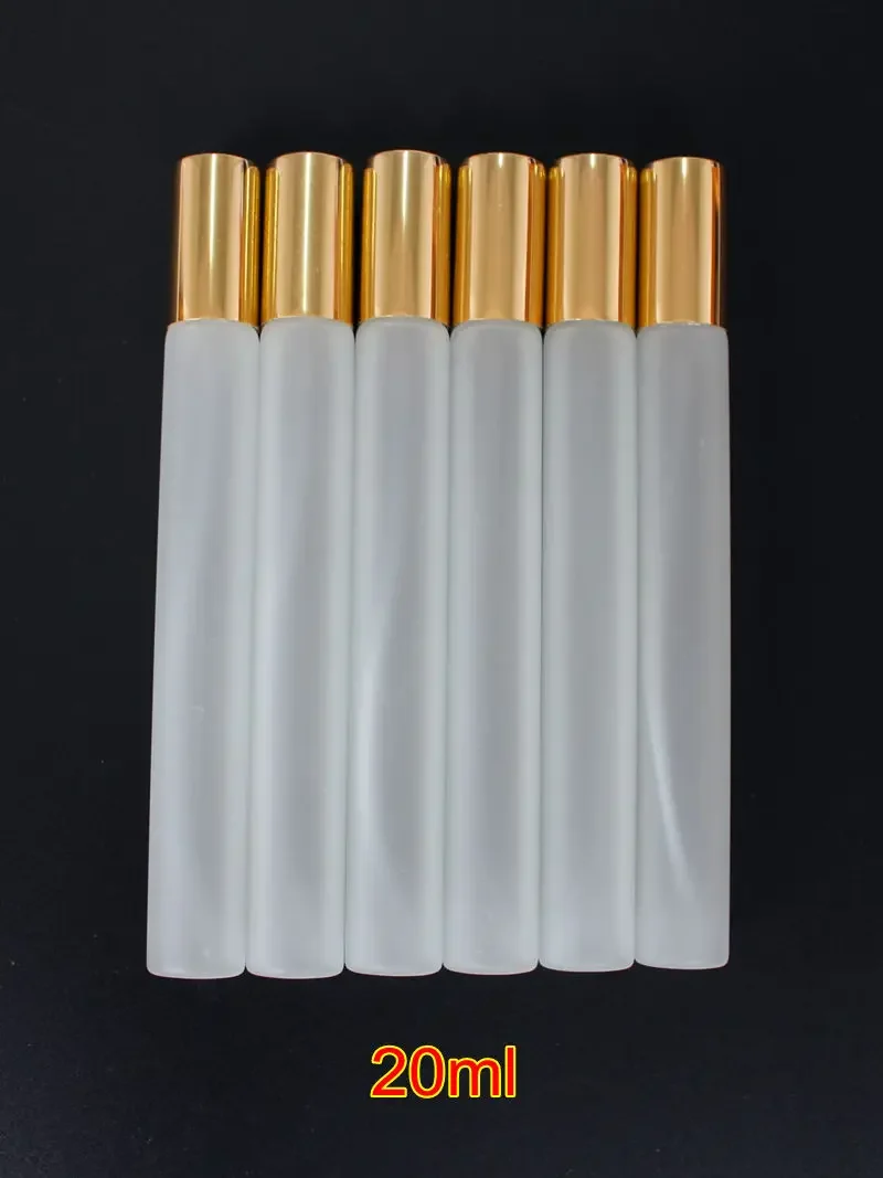 

50pcs 20ml Frosted Glass Spray Bottle Refillable Perfume Atomizer Glass Vials Sample Packing Bottles