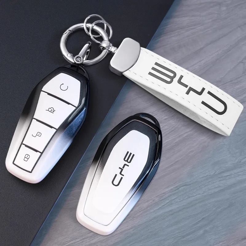 

for BYD Song Pro New Energy Dmi Yuan plus Dolphin Destroyer 05Dm-i Han Ev Key Organizer Bag Soft Rubber Full Cover Case