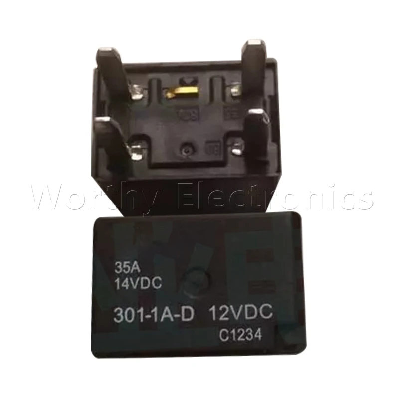 

Free shipping 10pcs/lot relay 12VDC 35A 4PIN 301-1A-D