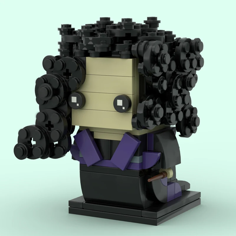 

213PCS MOC Creative Model Bellatrix Lestrange Brickheadz Technology DIY Assembly Building Blocks Display Birthday Gift Home Set
