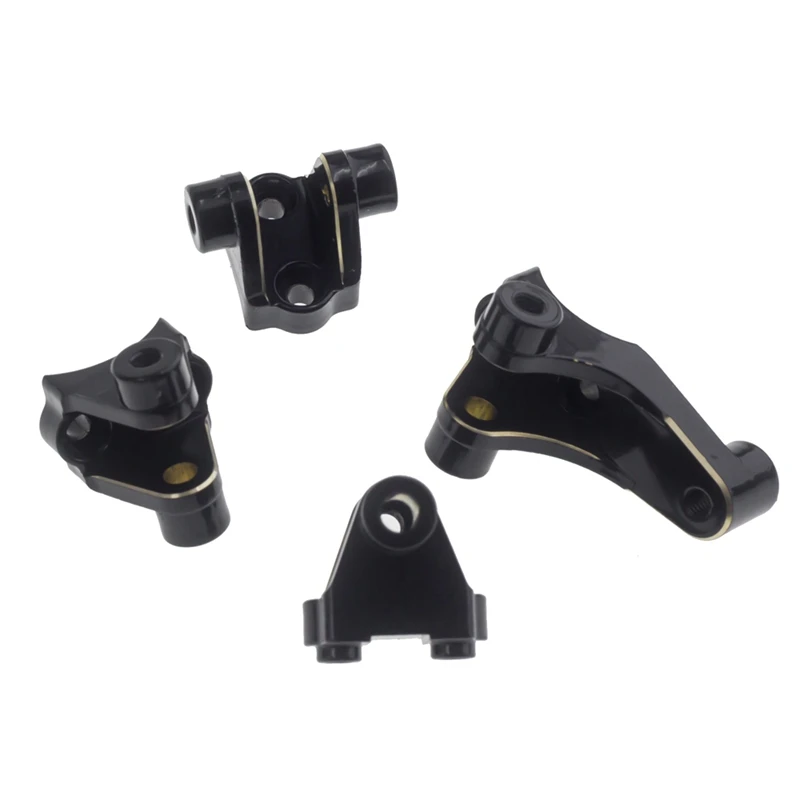 HOT-Brass Front And Rear Axle Lower Shock Mount Suspension Link Stand For 1/10 RC Crawler Car Traxxas TRX4 Upgrade Parts