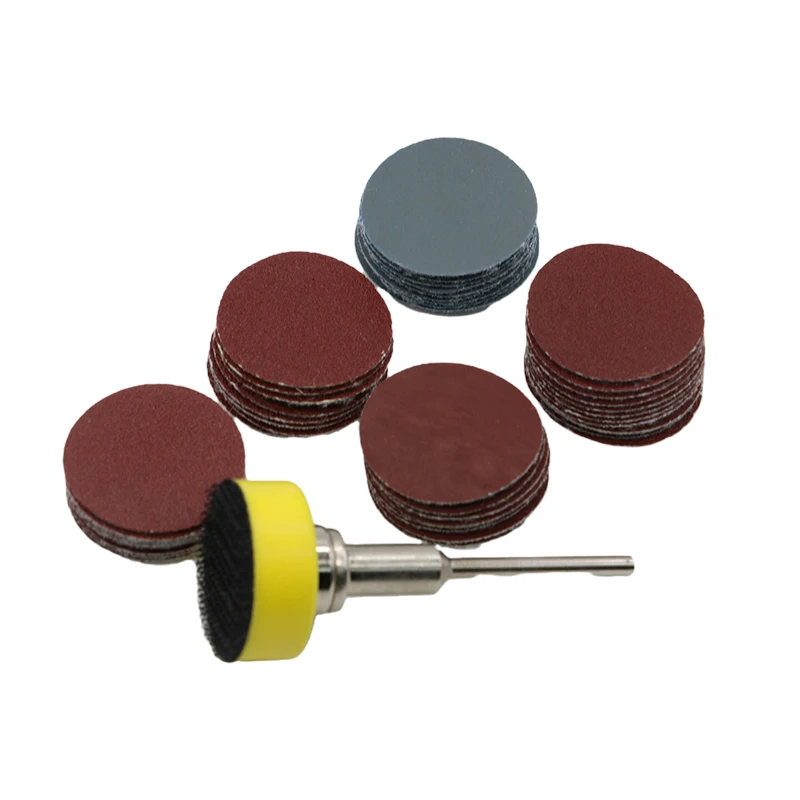 100Pcs 1inch 25mm Sanding Discs Pad 100-3000# Abrasive Polishing Pad for Dremel Rotary Tool Sandpapers Accessor Outils Abrasifs