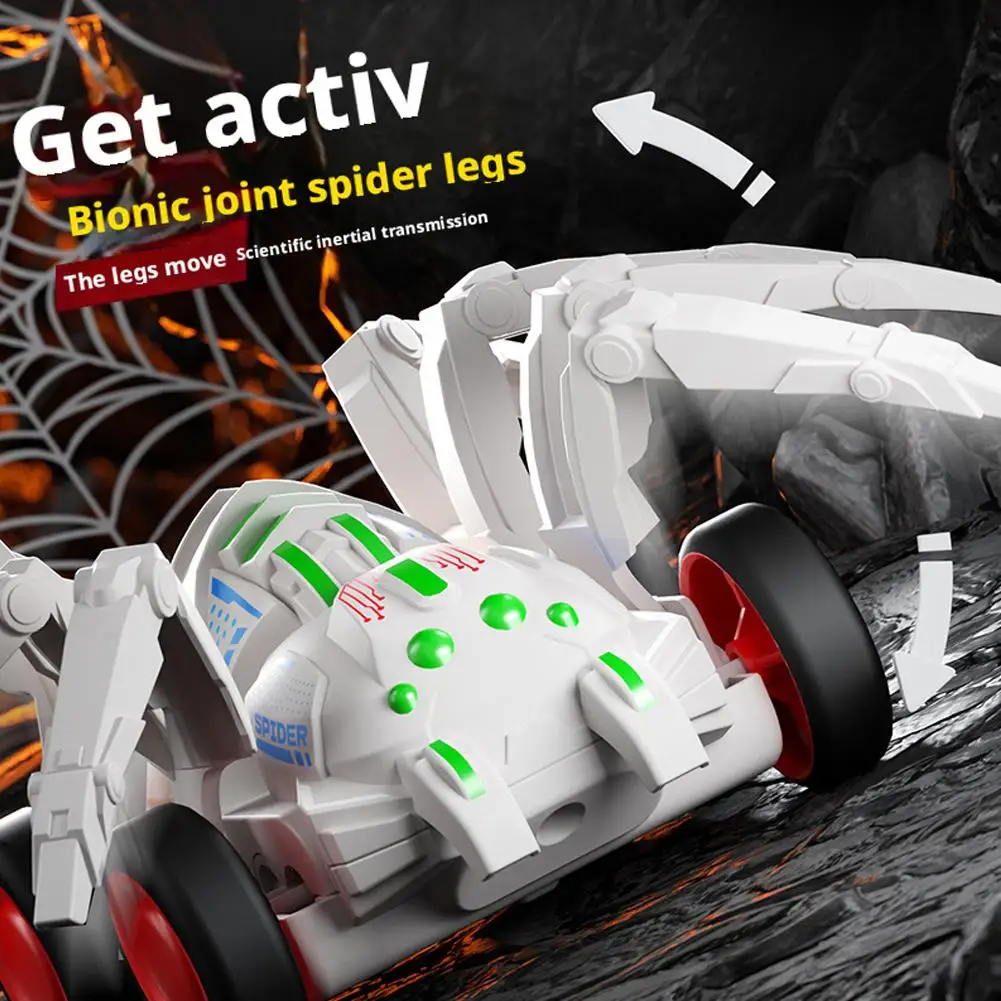 Children Spider Vehicle Crawling Simulation Animal Inertia Car Spider Boys And Girls Climbing Stunt Car Toy Gifts Wholesales