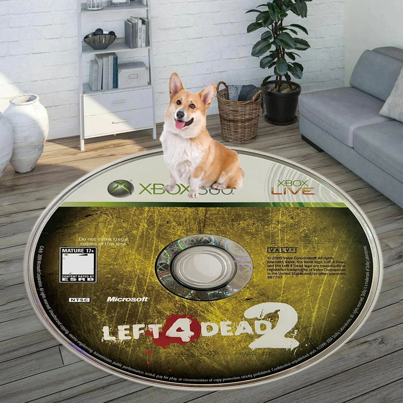 Creative CD game rug living room with large area covered sofa, coffee table mat, entrance door mat  carpets for living room
