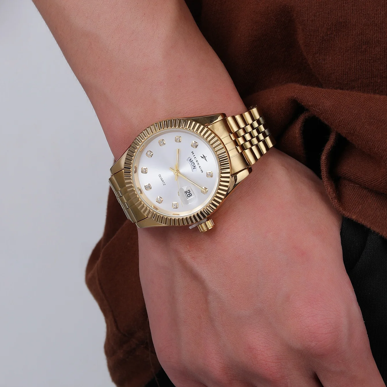 Sport Men Wristwatches Casual Simple Fashion Calendar Week Quartz Watch Male Watches Reloj for Christmas New Year Gifts