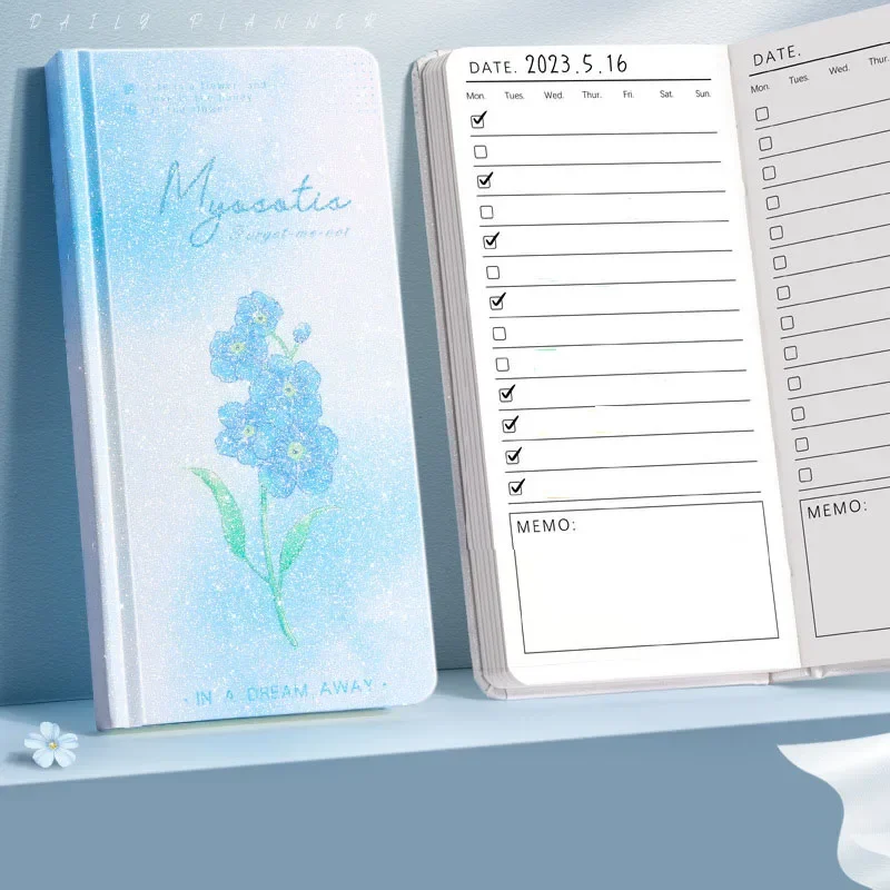 

Self-discipline Check-in Schedule Planner Daily List To Do List Notepad Portable Notebook Agenda 2024 Diary Sketchbook Office