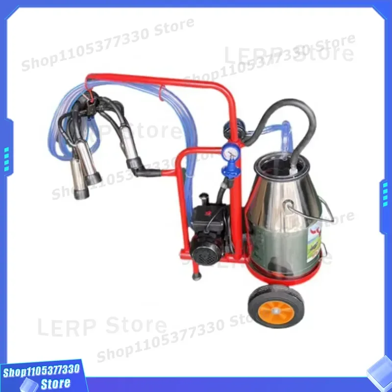 Automatic Vacuum Pump Milking Machine for Cows and Sheep High Yield Agricultural Farm Equipment Dairy Tools Portable Device