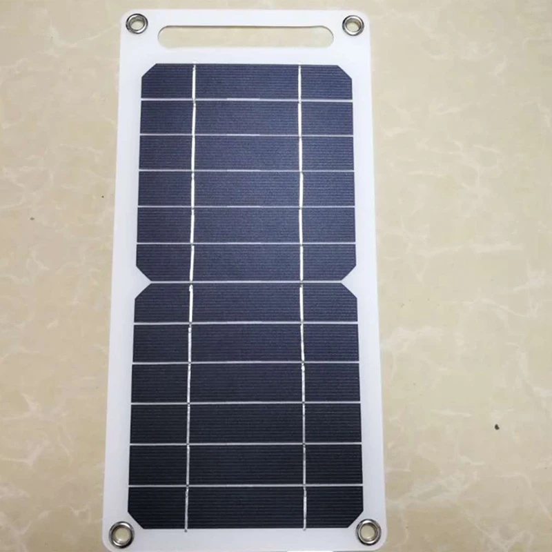 1 Piece Solar Photovoltaic Panel 6V USB Portable Panel For Mobile Phone Power Bank 6W Battery Charger Outdoor Travel