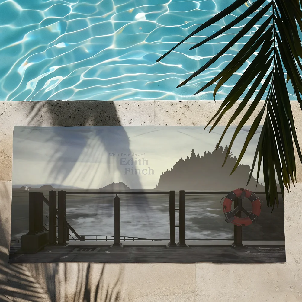 What Remains of Edith Finch Towel Quick Drying Beach Towels Are Suitable For Swimming Pools Camping Yoga And The Gym
