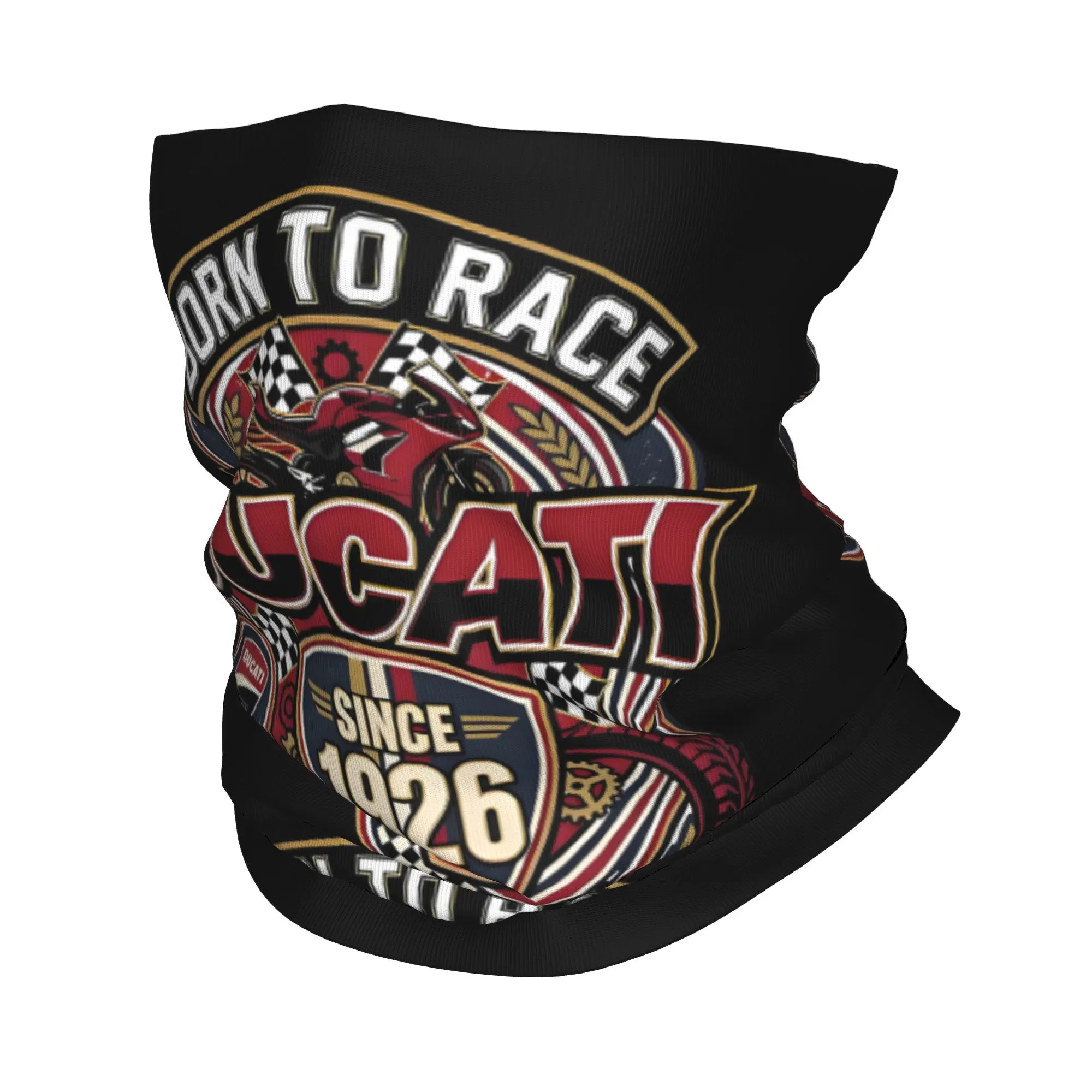 

Custom Ducatis Racing Winter Headband Neck Warmer Men Women Ski Camping Tube Scarf Face Bandana Gaiter
