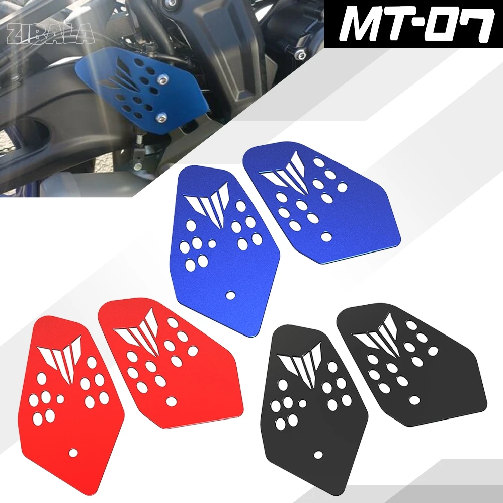 2025 For YAMAHA MT07 Tracer FZ07 XSR700 XSR 700 Footrest Pedal Protector Foot Peg Heel Plates Guard MT FZ 07 2014-2024