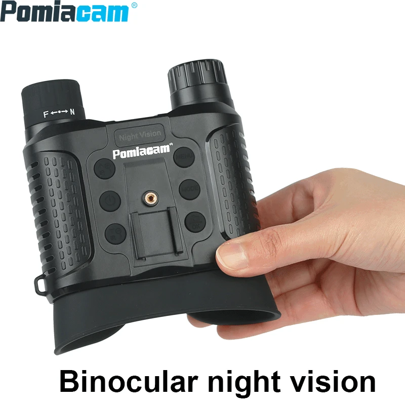 Binoculares de visión nocturna NV8160, equipo Digital infrarrojo para caza y acampada, pantalla de 2,7 pulgadas, montaje en la cabeza, batería integrada recargable