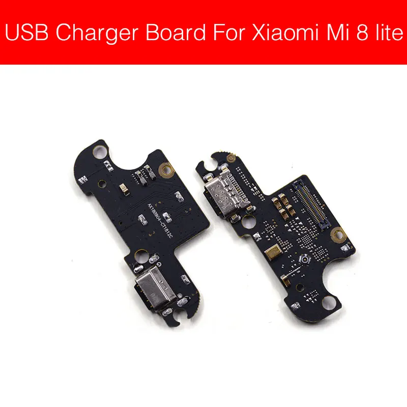 Genuine Micro USB Charger Dock Board For Xiaomi Mi 8 SE CC9 CC9E Lite USB Charging Connector With Microphone Jack Board Repair