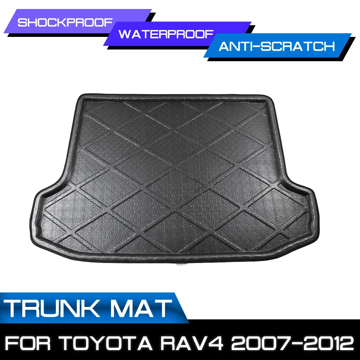 Car Floor Mat Carpet Rear Trunk Anti-mud Cover For Toyota RAV4 2007 2008 2009 2010 2011 2012