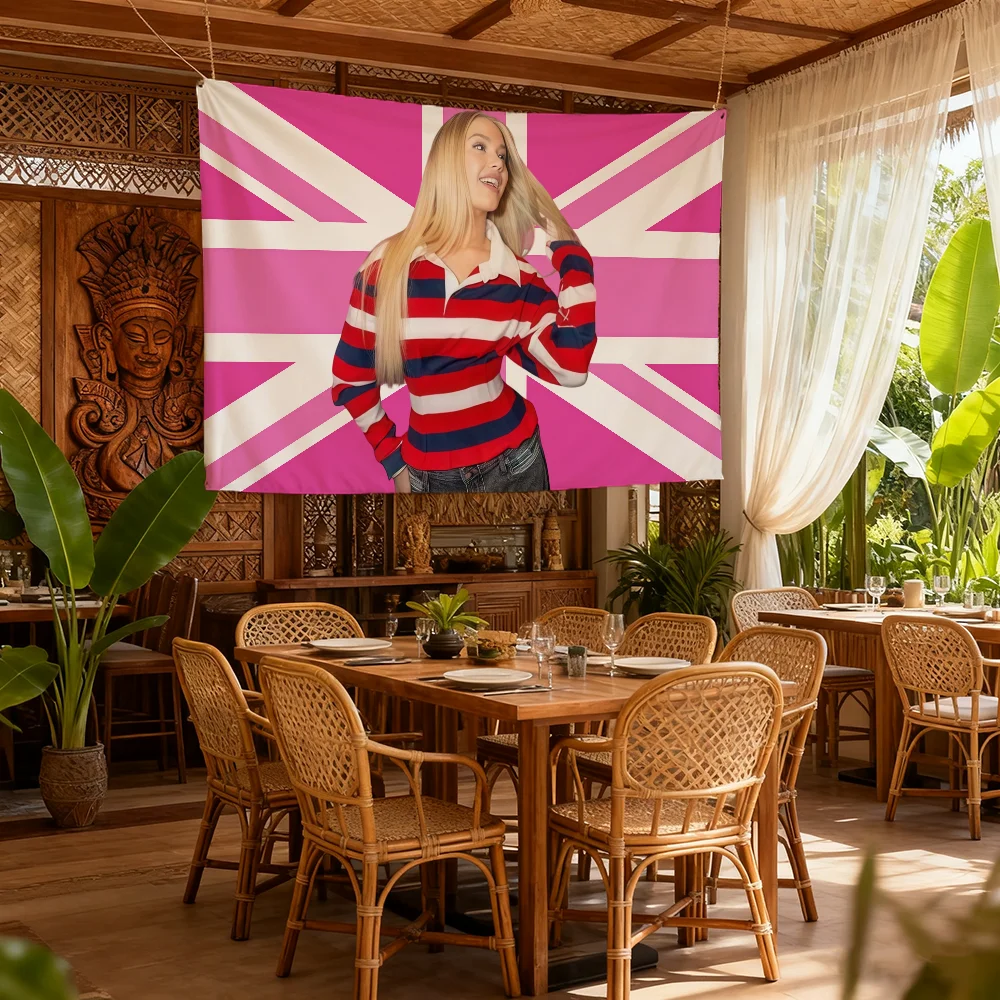 F-freya Flag Durable Outdoor Indoor Patio Festive S-skye Decoration Classic Design Pole Wall Room Banner