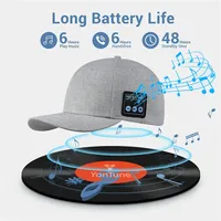 Multifunctional Outdoor Hat With Bluetooth Speakers Wireless Headphones Detachable Adjustable Music Baseball Cap Running Sports