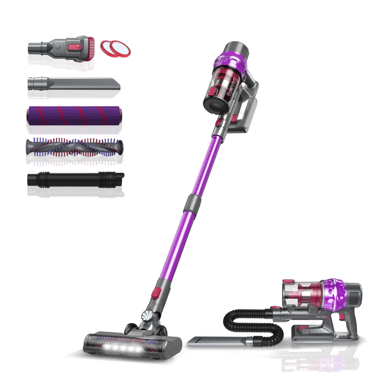 

23KPA V11 home vaccum bagless cyclone portable rechargeable handheld wireless BLDC cordless vacuum cleaner for sale