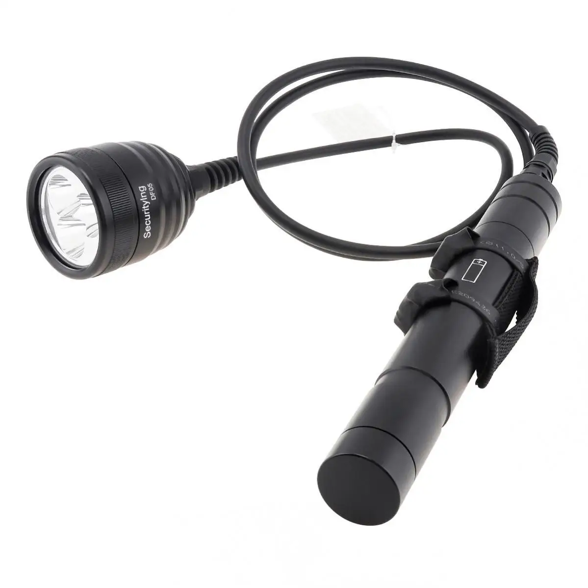 Scuba Glare Diving Flashlight Waterproof Underwater Video 150M Powerful Canister Split Type L2 Dive Torch with 1.2 / 2 M Line