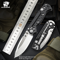 HX Outdoors D2 Tactical Folding Knife 60HRC Pocket Survival Hunting Rescue Camping Knives EDC Tool Dropshipping