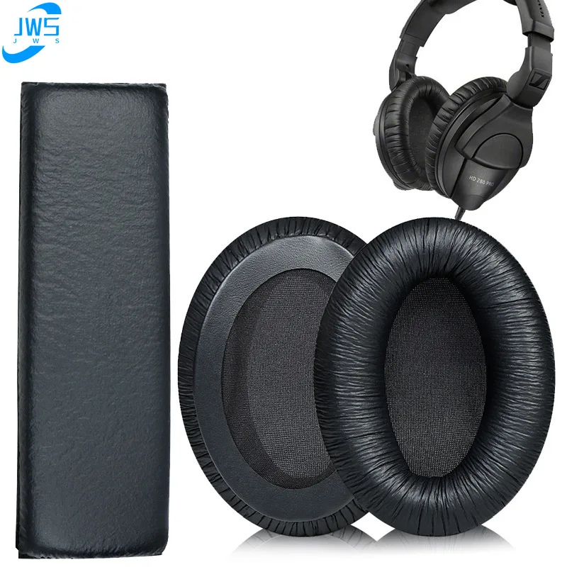 Replacement Ear Pads Cushions Headband Kit Sennhei HD280 HD 280 PRO Bluetooth Wireless Headset Earpads foam Pillow Cover