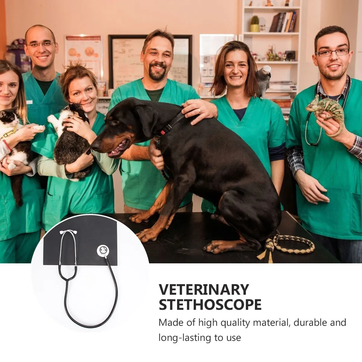 1 قطعة سماعة الطبيب المزدوجة الرأس سبائك الألومنيوم جهاز طبي للطلاب تعلم الرعاية الصحية توريد معدات سماعة الطبيب #2