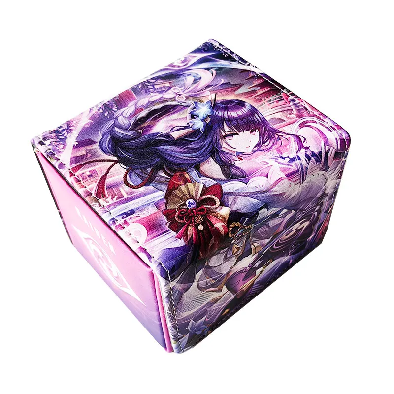 

100+ PU Anime Cards Storage Box Deck Board Game TCG Cards Box Protector Bag for MGT/Pkm/Yu-gi-oh/Trading Card Collecting Game