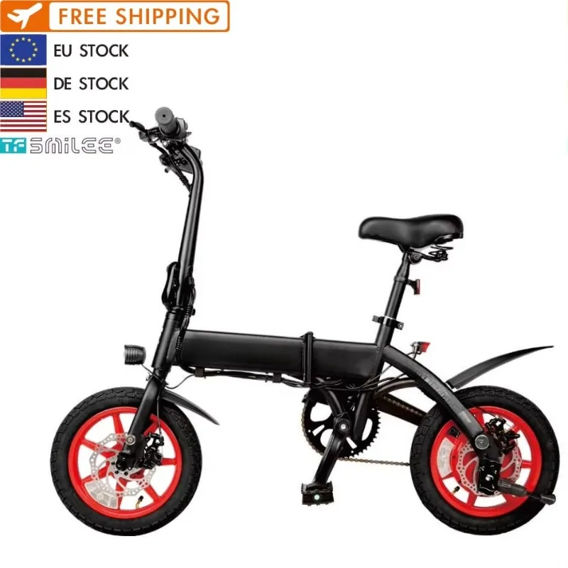 

Portable 350W 36V 14 Inch Folding Electric City Bicycle Pedal Steel-Magnesium Alloy Portable Electric City Bike