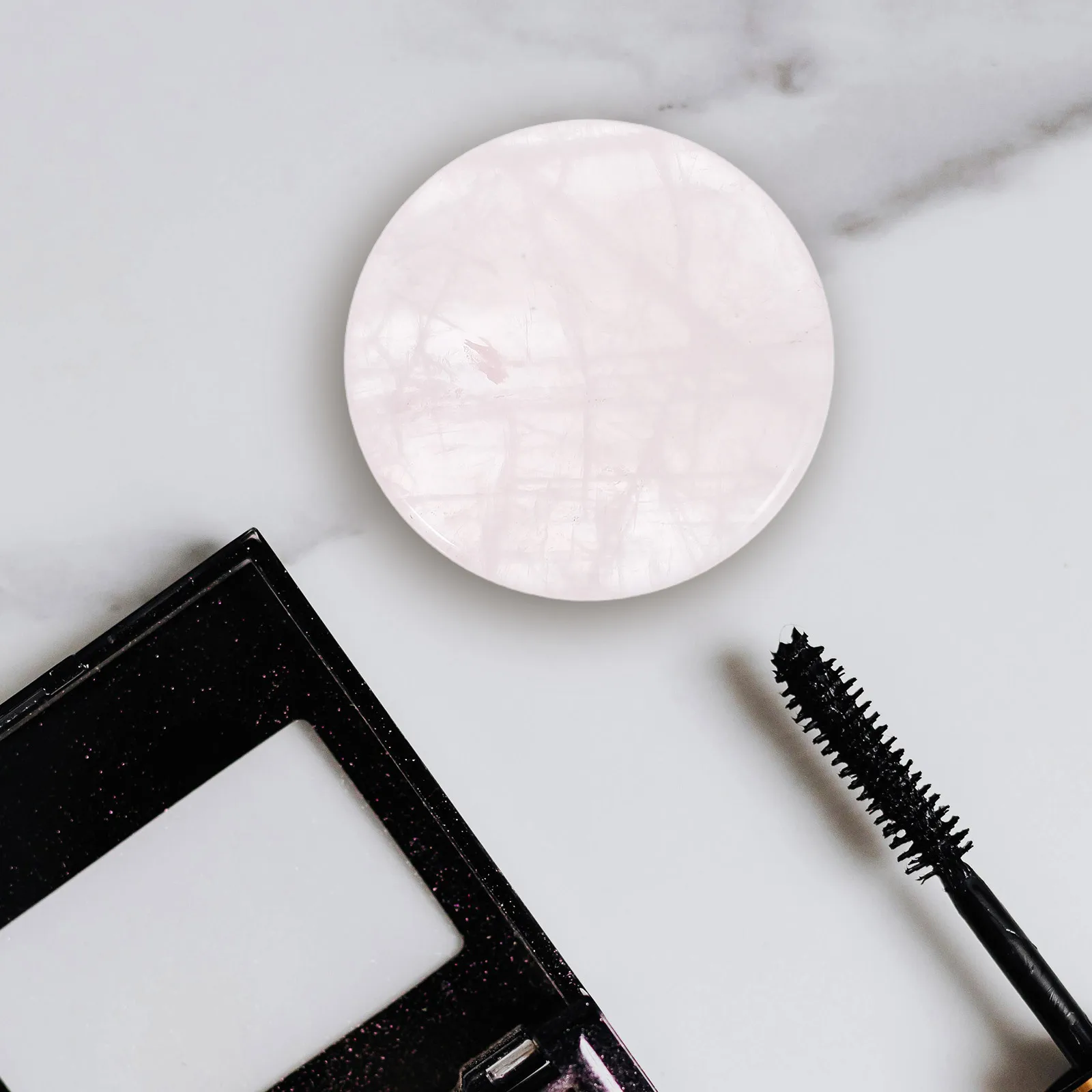 1 pièces Extensions de cils support de pierre de Jade palette de colle conception Durable maintient les Extensions de cils adhésives Jade