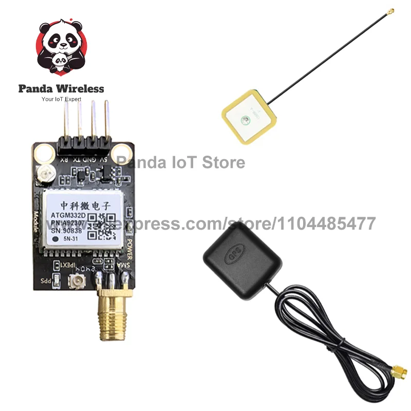 ATGM332D-5N31 Module Board Satellite Positioning Control Low Power Receiver Dual Mode Satellite Navigation with GPS BDS Antenna