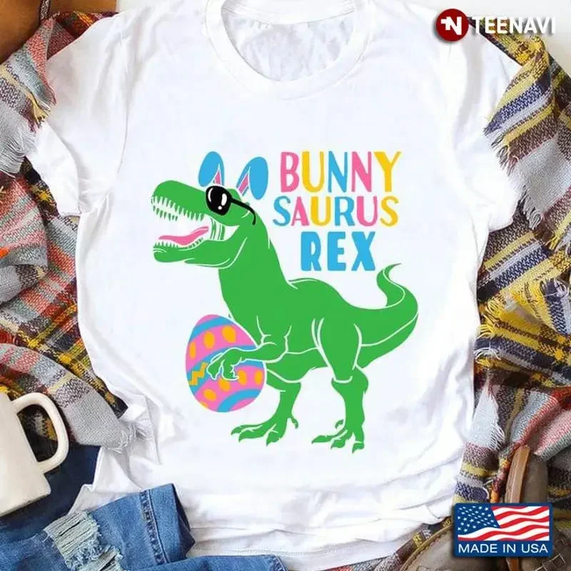Bunny Saurus Rex Happy Easter shirt