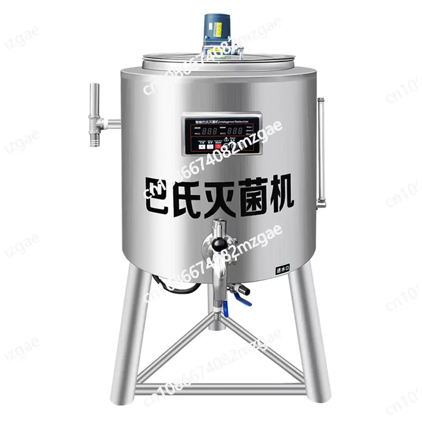2-6KW Pasteurization Machine 30L Commercial Pasteurization Machine Milk Farm Pasture Intelligent Sterilization Machine 220V 380V