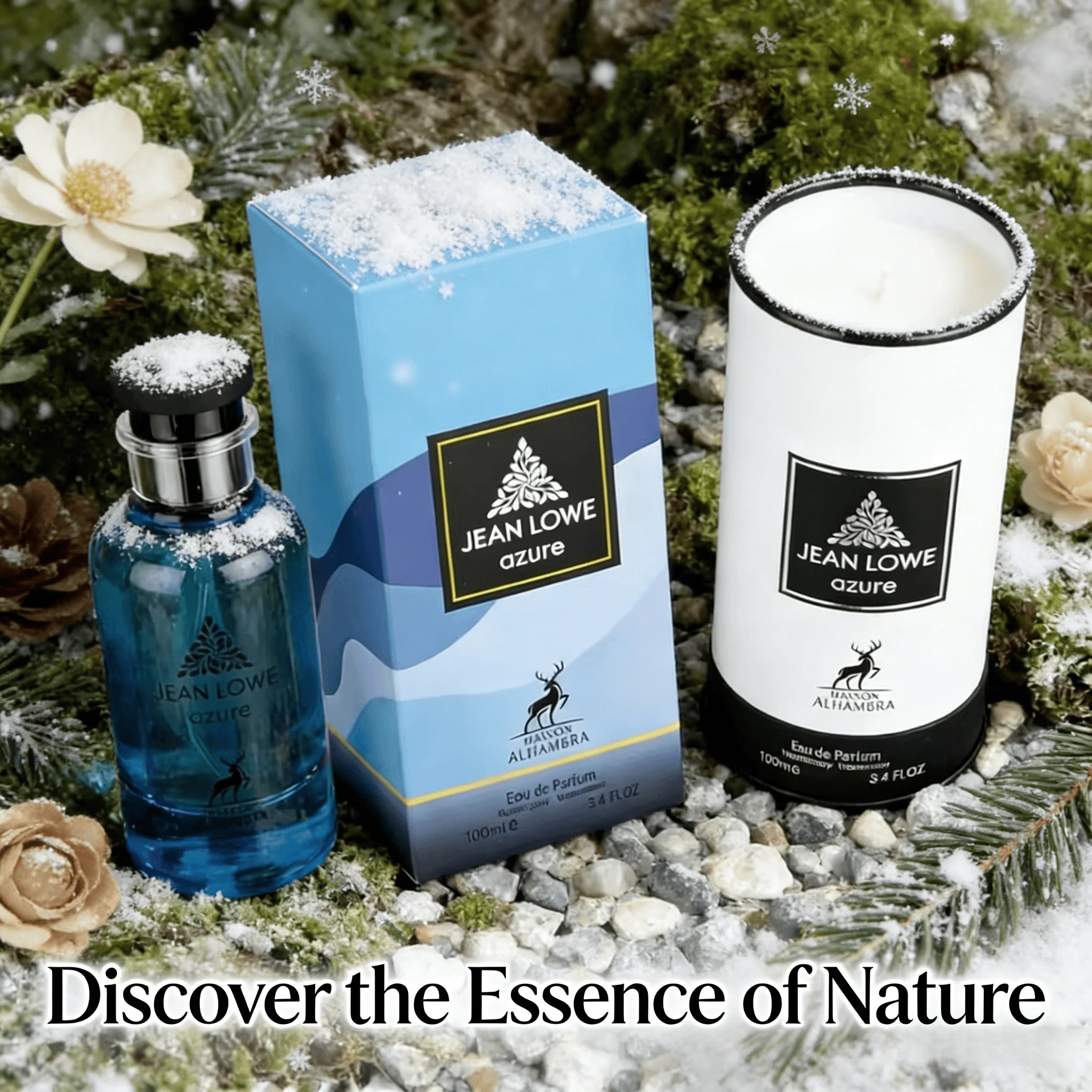 

Maison Alhambra Jean Lowe Azure Men's Eau De Toilette | 3.4 oz Unisex EDP Spray, Premium Unisex Fragrance