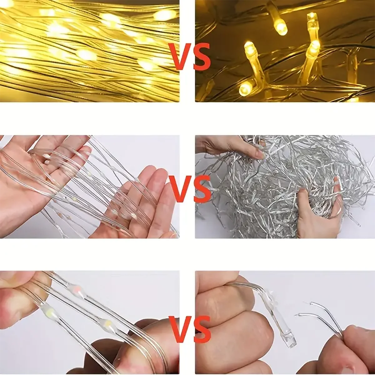 3M/2M Outdoor Christmas Decoration Light String IP67 LED Starry String Lights with Pentagram for Home Party Holiday Lighting