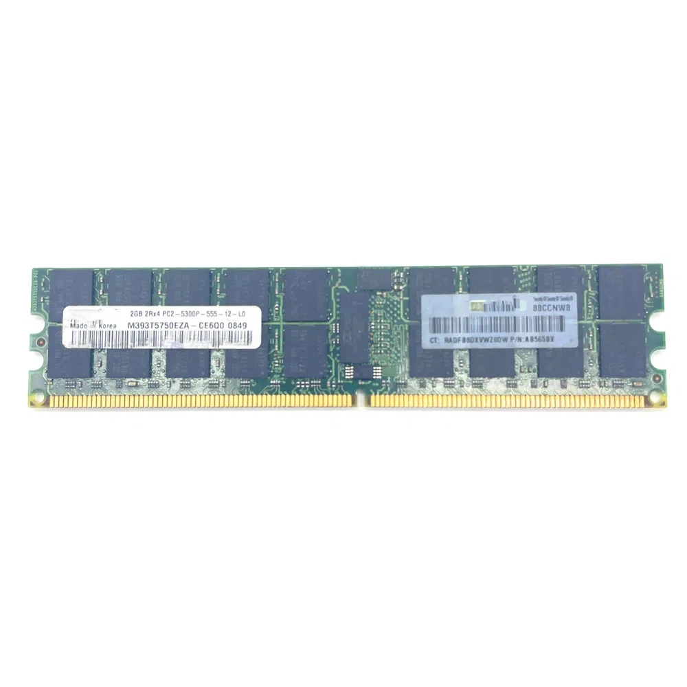 Desktop Computer Memory DDR2 PC2-5300P Fits For Samsung 2GB 2R*4