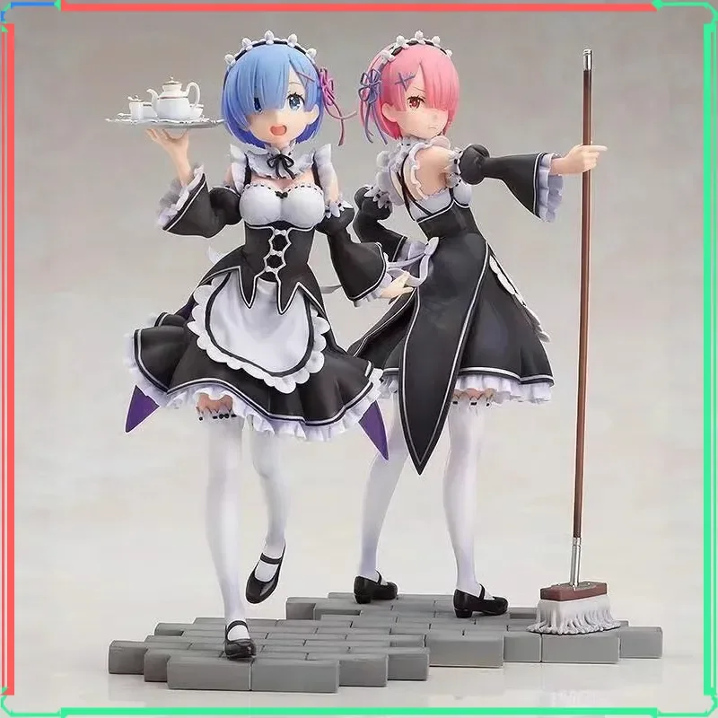 

Re: Life In A Different World From Zero Series Rem Ram Cute Girl Maid Pvc Figure Toys Collect Decoration Anime Birthday Gifts