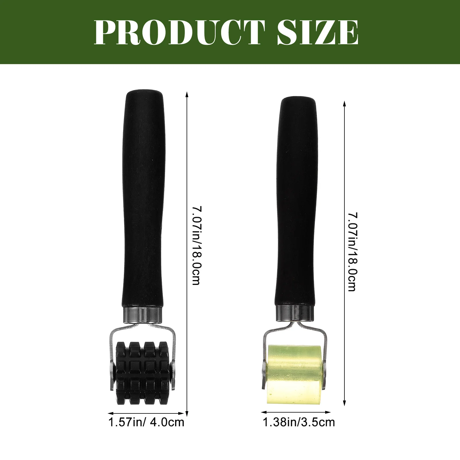 2Pcs Auto Sound Deadening Roller Rubber Noise Roller None-Slip Handheld Sound Insulation Tool Car Installation Noise Insulation