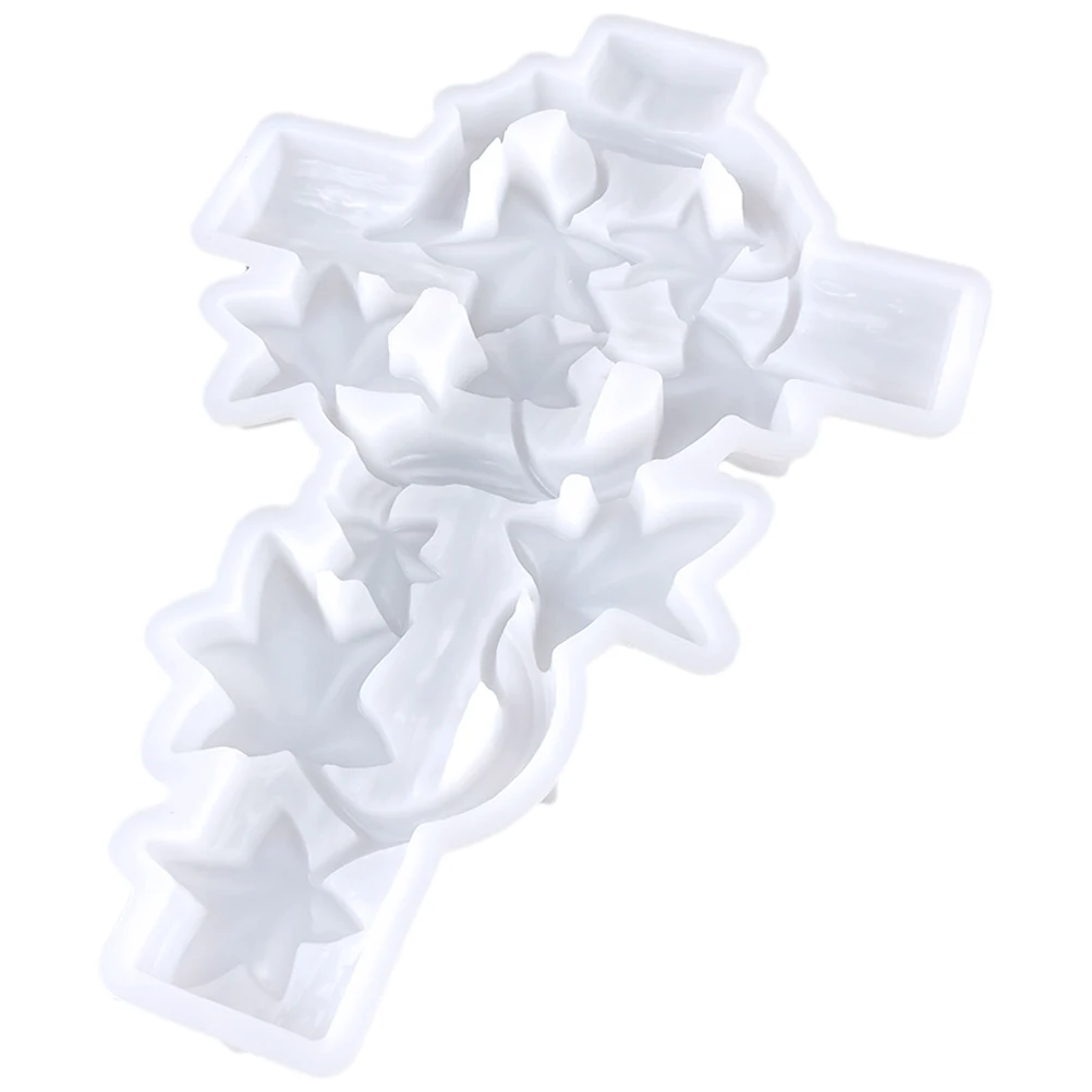 

Силиконовый крестик-кулон, гибкий, прочный для изготовления ювелирных изделий своими руками, ремесленное литье, легко снимается, форма для креста, силиконовая форма для Diy