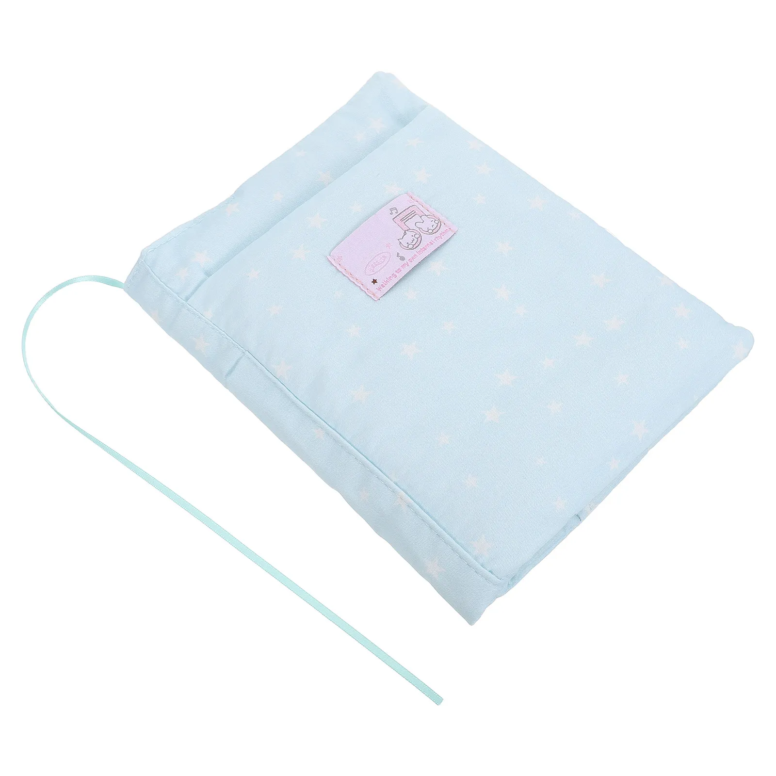 Fabric Book Sleeve 8.5x7 Soft Washable Cloth Book Protector Pouch Pocket for Textbooks Journals Portable Reading Accessory Cover