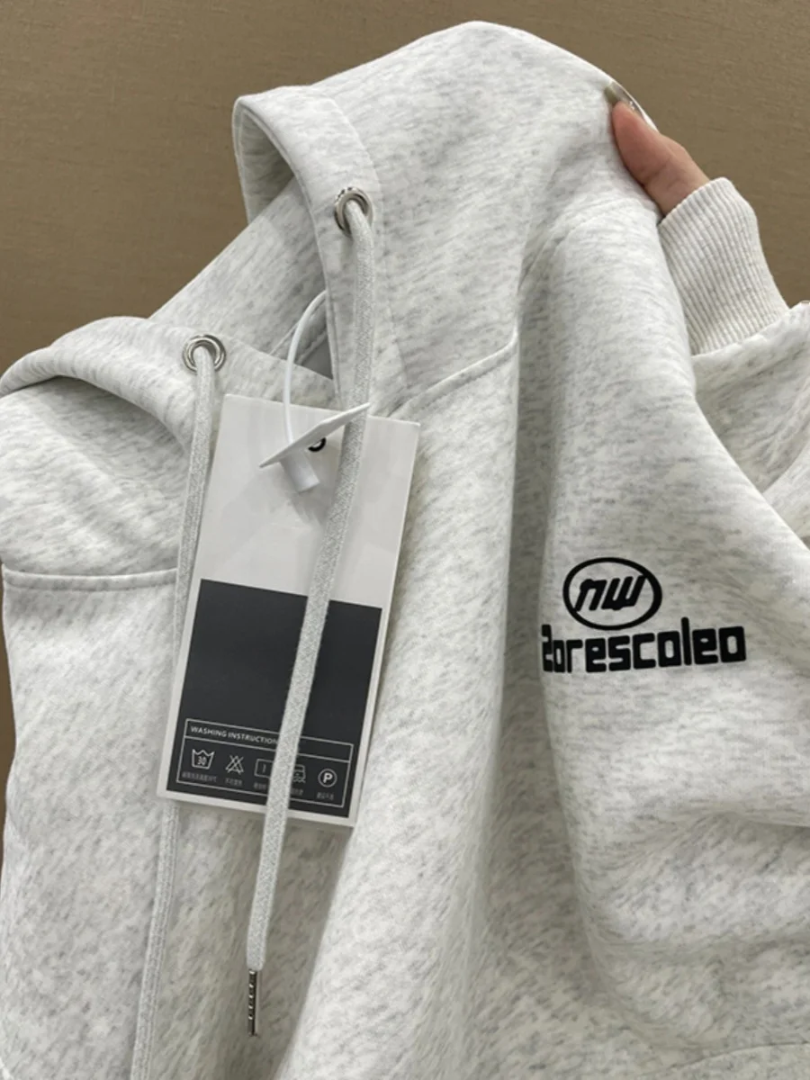 

Ретро-худи в американском стиле, унисекс, осенне-зимняя, утепленная, верхняя одежда, модный бренд, остатки партии, одиночный товар