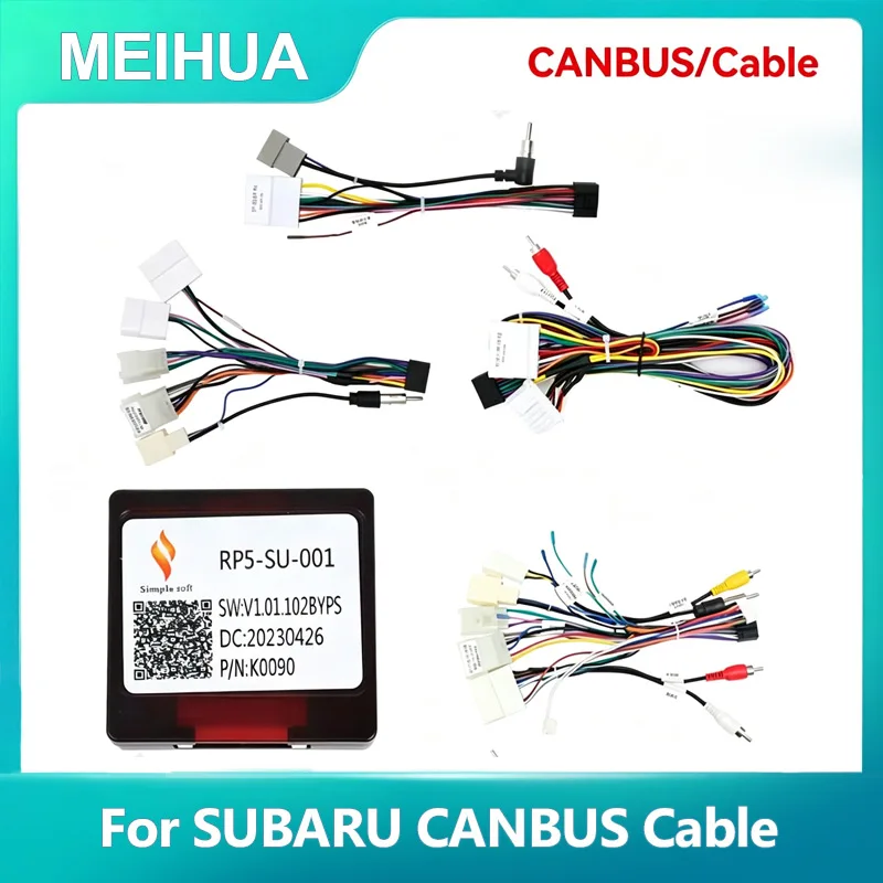 CANBUS Box Cable For SUBARU Exiga LEGACY OUTBACK BRZ Scion FR-S FORESTER IMPREZA XV Stereo Radio Car Wire Cable Adapter