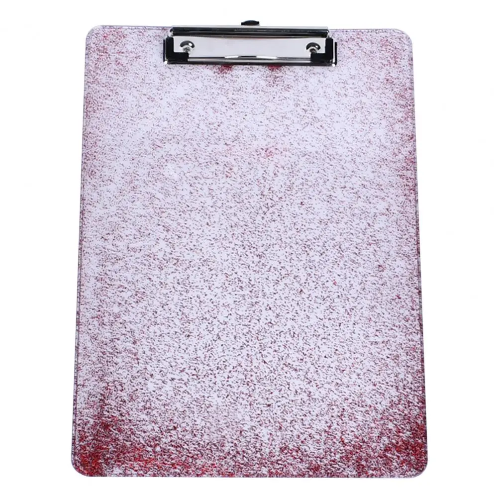 Menu Holder Thickened Strong Grip Rectangle A4 File Folder Hanging Board Paper Clipboard Writing Pad Document Holder For Office