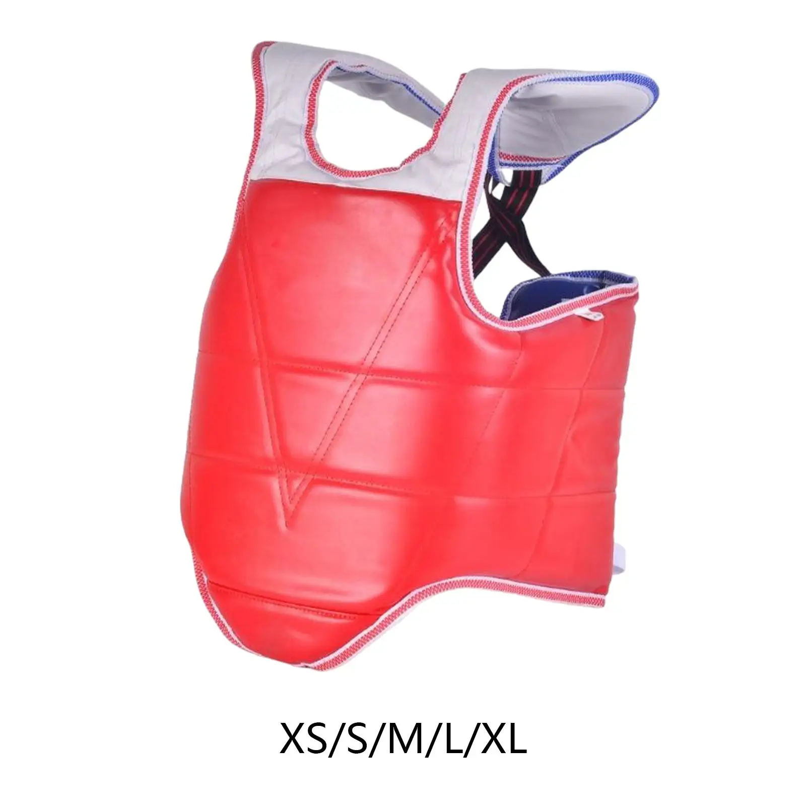 

Karate Chest Guard Muay Thai Kickboxing Sanda Mma Reversible Chest Protector