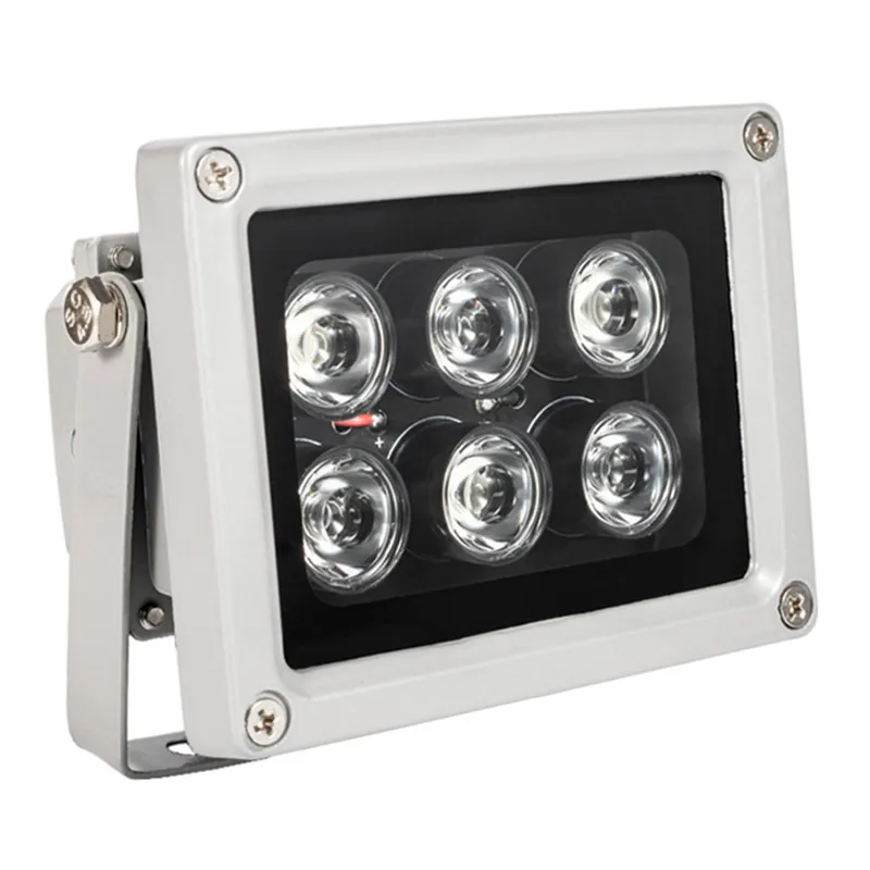 

Infrared illuminator 15° 30° 45° 60° 90° 6pcs Array IR Led 850nm 940nm IR Night Vision CCTV Fill Light for CCTV Security Camera