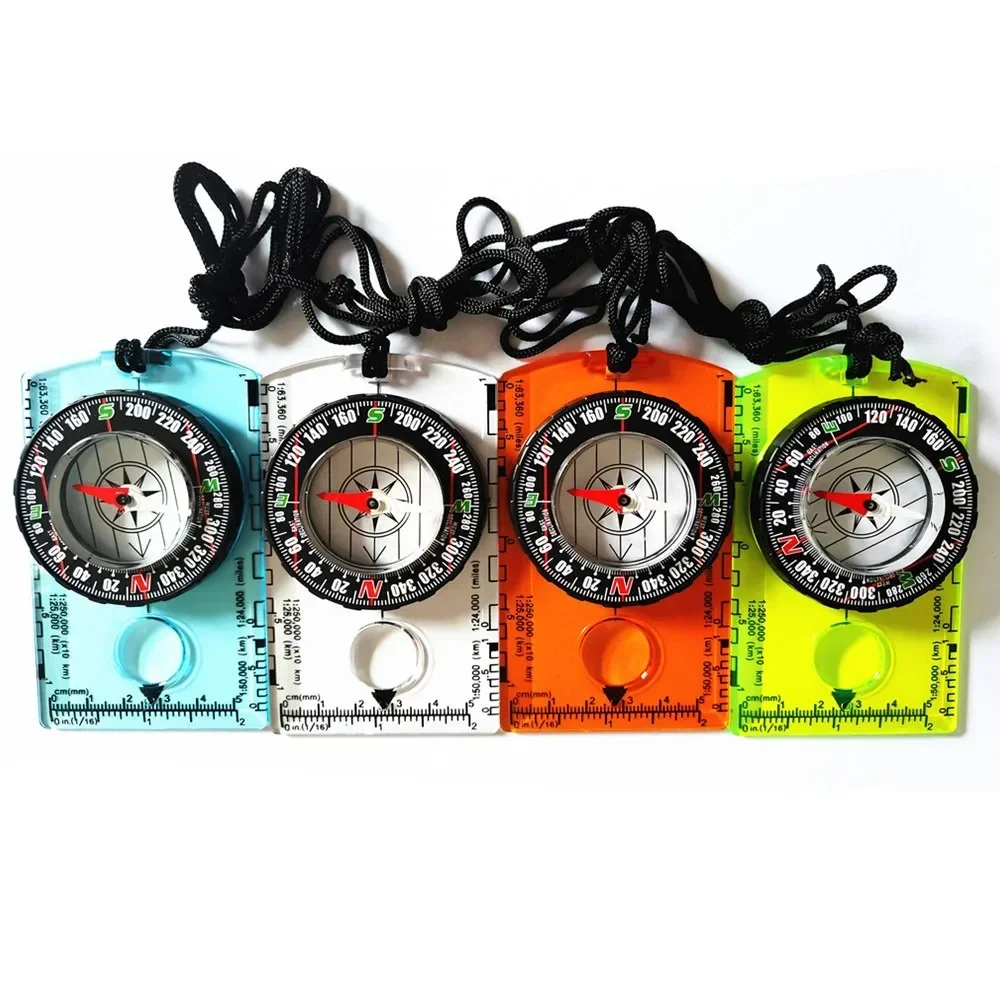 

Waterproof Orienteering Compass for Map Reading Baseplate Compass Outdoor Hiking Hunting Navigation Camping Gadget Survival Gear