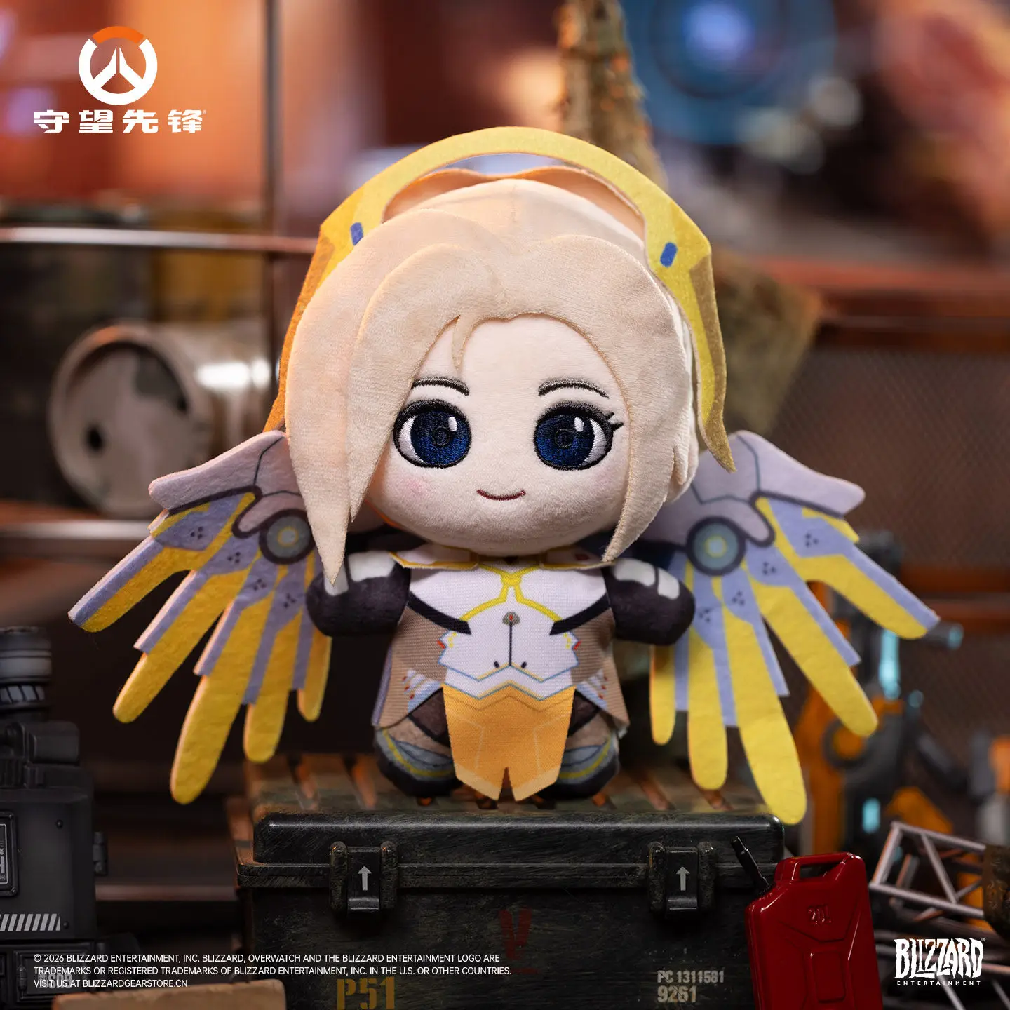 Official]Game Overwatch Plush Keychain Cute Kiriko Genji Juno