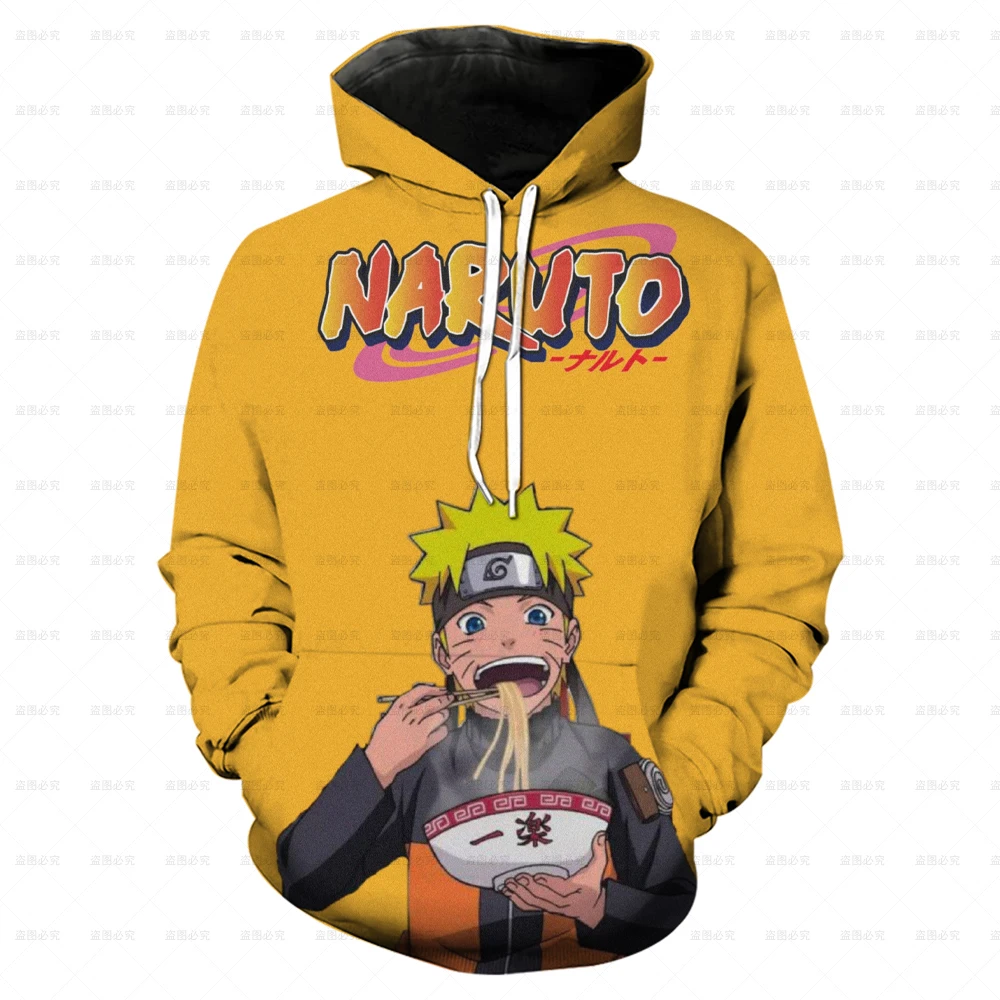 Hoodies Animation Naruto Children Uzumaki Sweatshirt 3D Printing Pullover Long Sleeve Street Dress Casual Hoody Boys Girls Chips